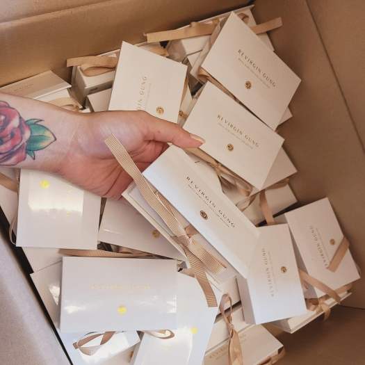 MẪU MỚI 14 VIÊN - Viên Đặt Se Khít Làm Hồng Revirgin Gung Hàn Quốc