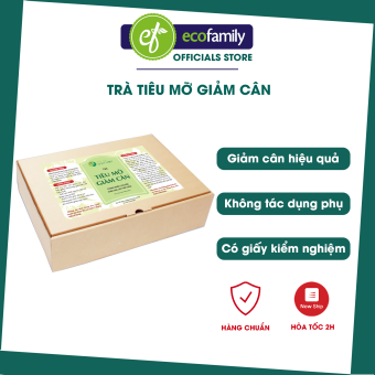 trà giảm cân thảo mộc ECO FAMILY, trà thảo mộc hỗ trợ tiêu mỡ, giảm cân, đốt cháy mỡ thừa, an toàn cho sức khỏe