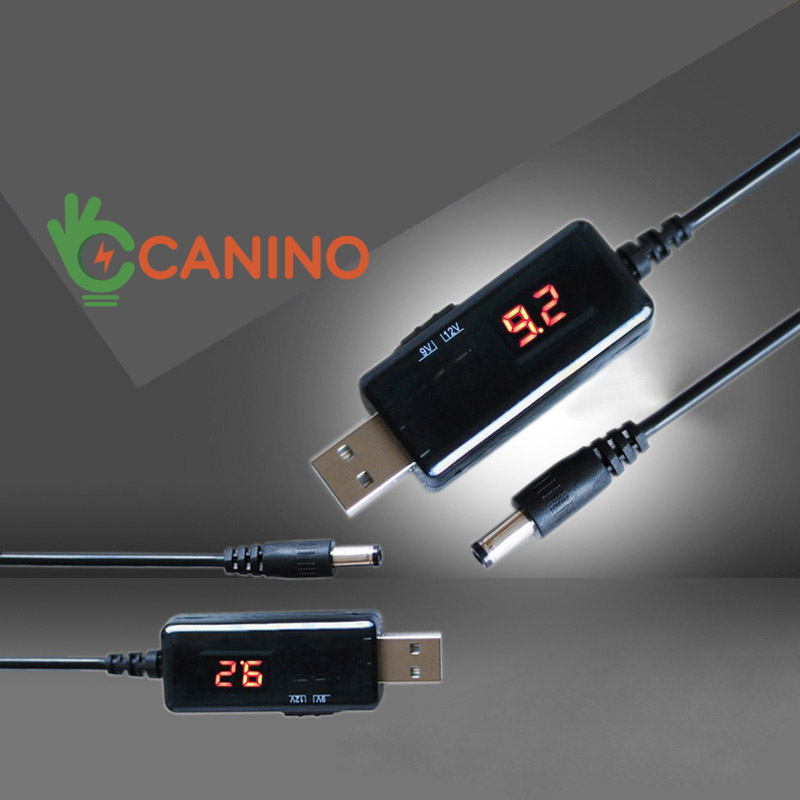 Cáp chuyển đổi điện áp từ cổng usb 5v sang 9v hoặc 12v màn hình led