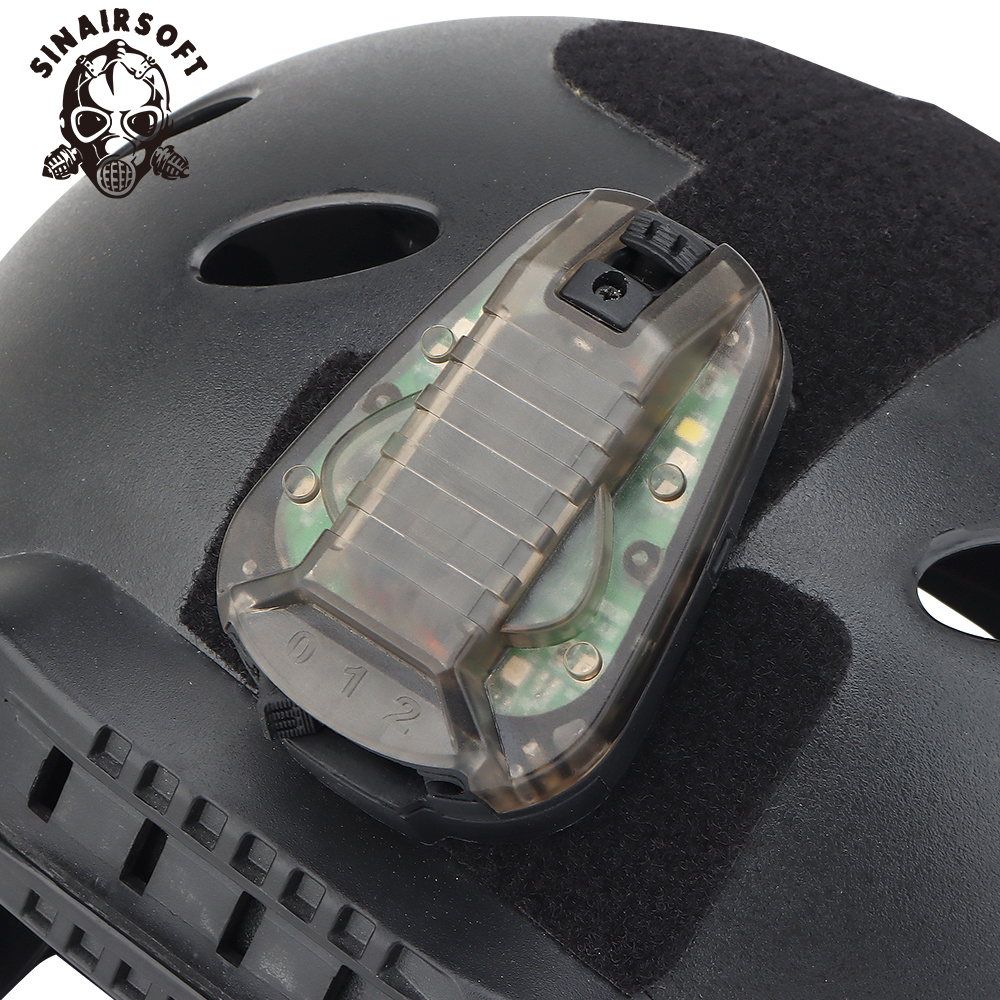 Sinairsoft đèn nhấp nháy đa năng chiến thuật đèn pha bọ rùa chống nước dụng cụ sinh tồn hồng ngoại an toàn ngoài trời