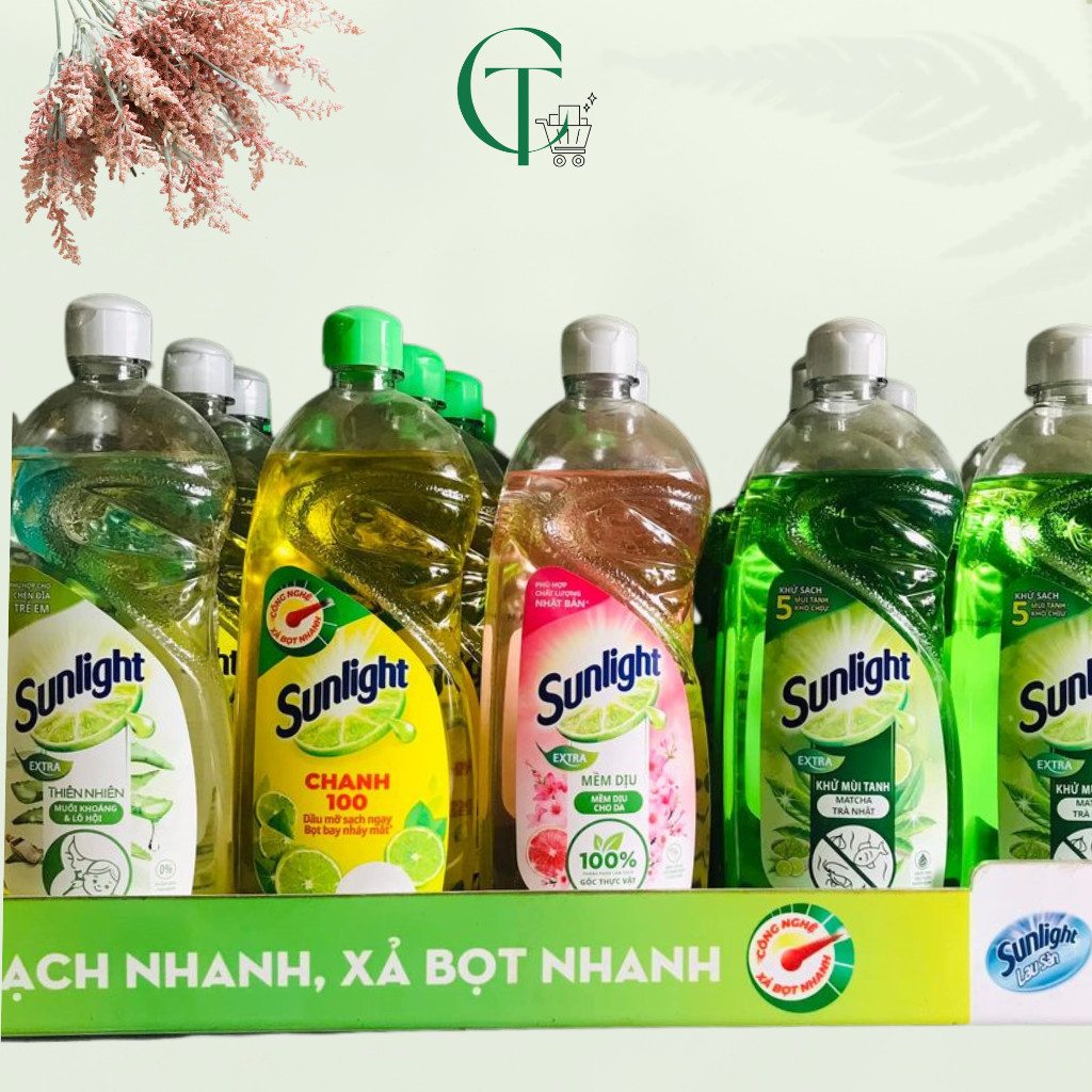 Nước rửa bát Sunlight chai 750ml