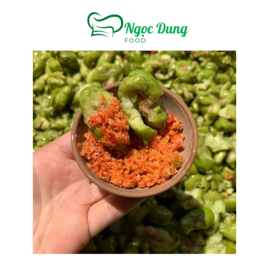 Cà na thái đập dập xốc muối ớt 500g