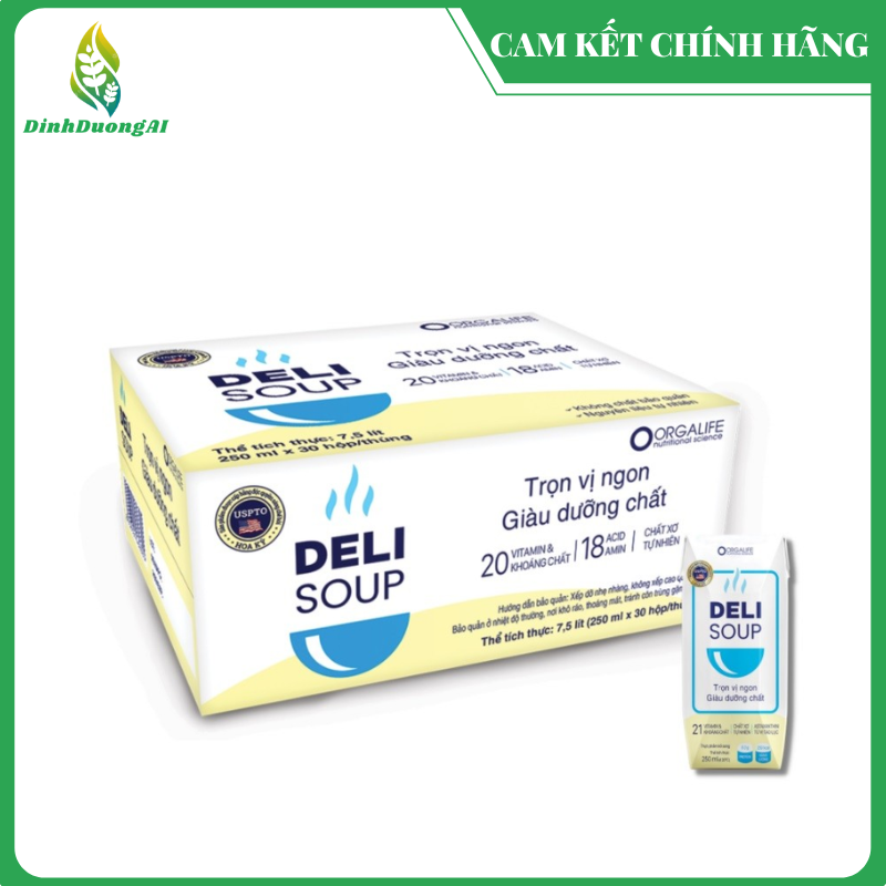 Orgalife DeliSoup Bữa Ăn Dinh Dưỡng Giàu Dưỡng Chất