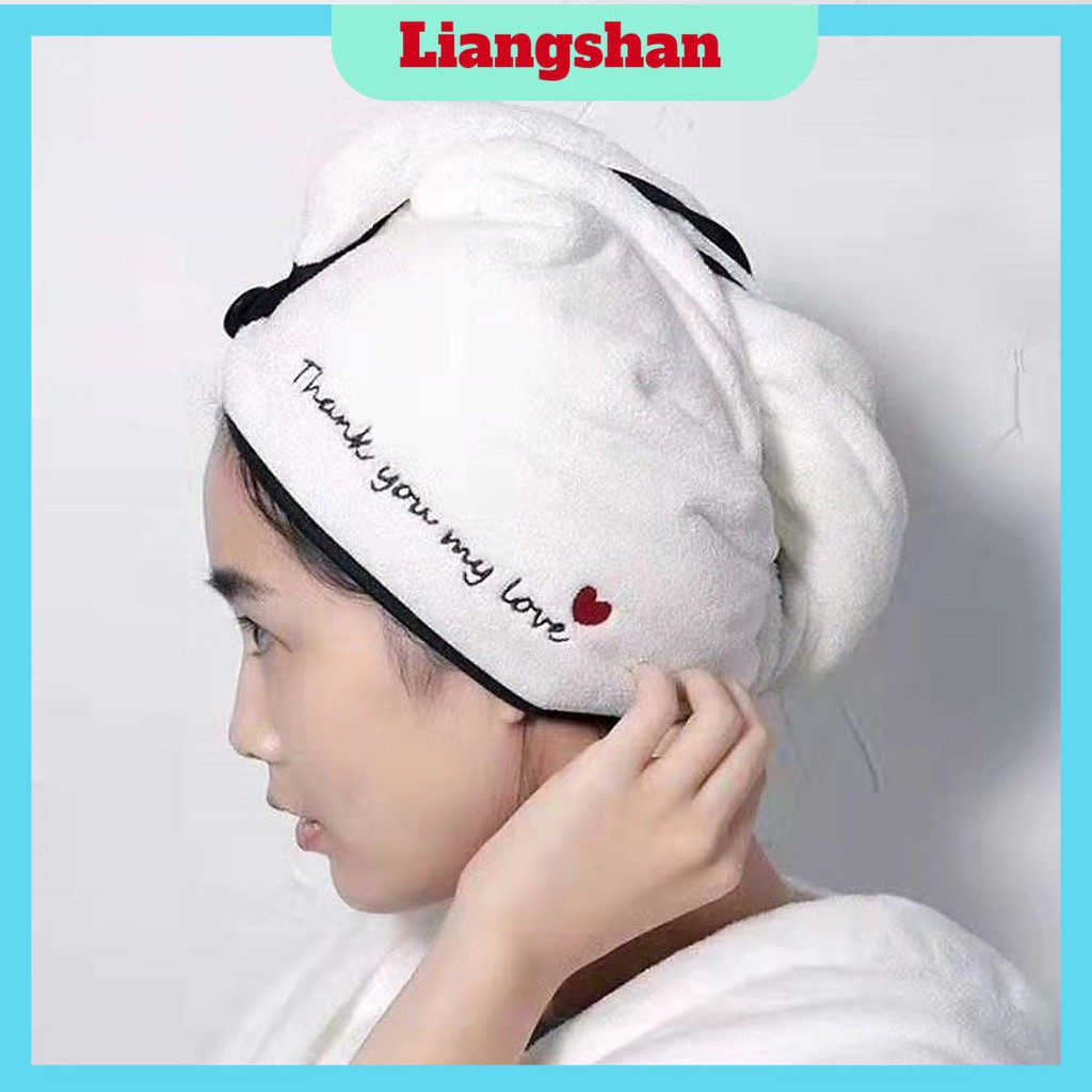 Khăn quấn đầu/ khăn quấn tóc lau khô siêu tốc-khăn lau đầu