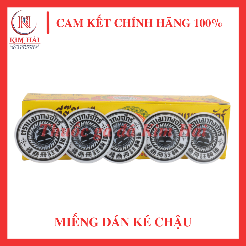 Dán Ké Chậu Thái Lan-Combo 5 miếng ké chậu,lậu đế thối đế cực hiệu quả cho gà đá.