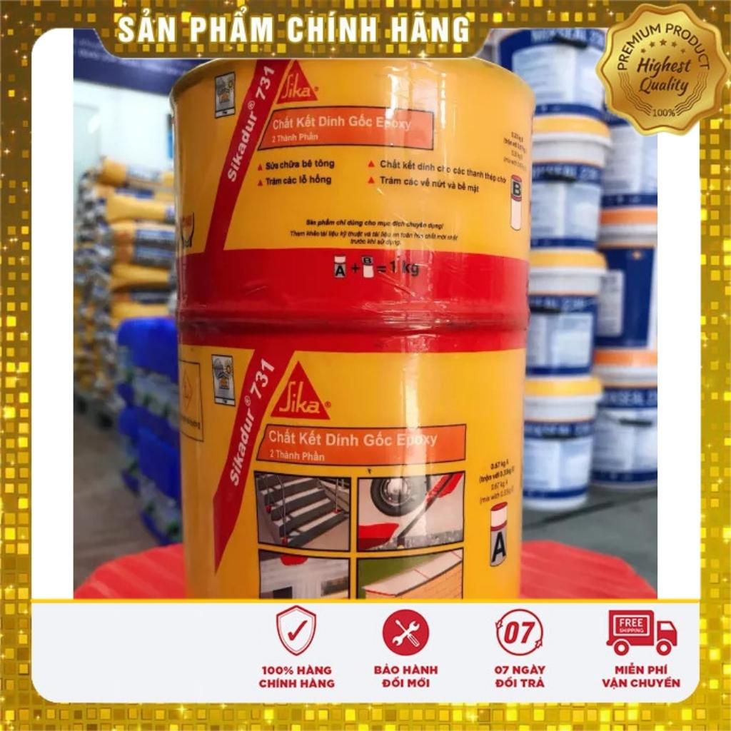 [HCM]Keo epoxy 2 thành phần Sika Dur 731 trám nứt 1kg