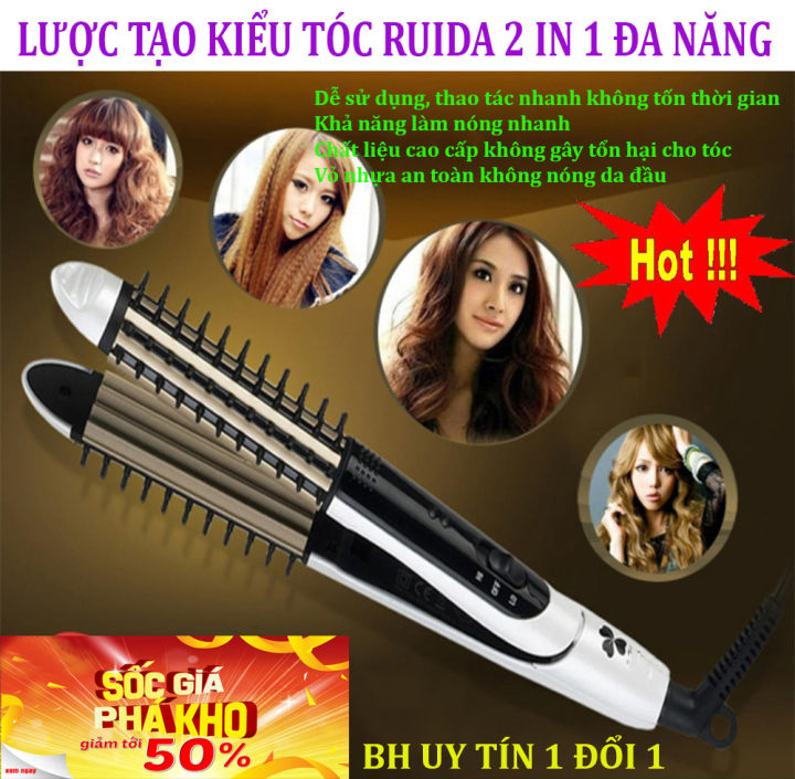Máy ép duỗi tóc là tóc uốn xoăn tóc Công Nghệ Hàn Quốc - Máy Uốn Tóc Duỗi Tóc Mini Đa Năng Máy Làm Tóc Mini Máy Là Tóc Nhỏ Gọn Hàng Cao Cấp