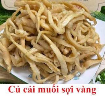 Củ Cải Muối Sợi Vàng Đầm Hà 1 Kg