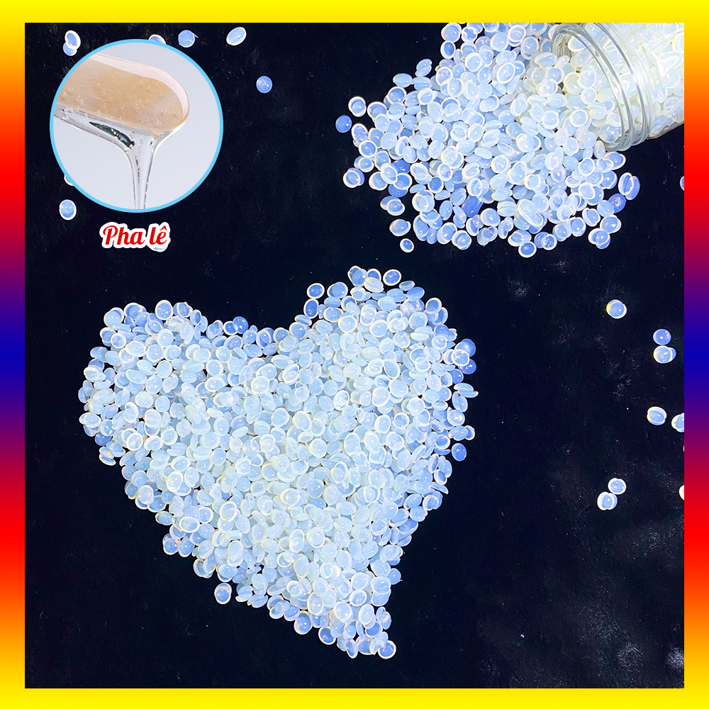 Túi Sáp Wax lông nóng hạt đậu RAY Pha Lê mùi thơm dễ chịu + TĂNG QUE GỖ wax lông đơn giản, tiện dụng - wax lông hiệu quả - wax lông an toàn - wax lông an lành