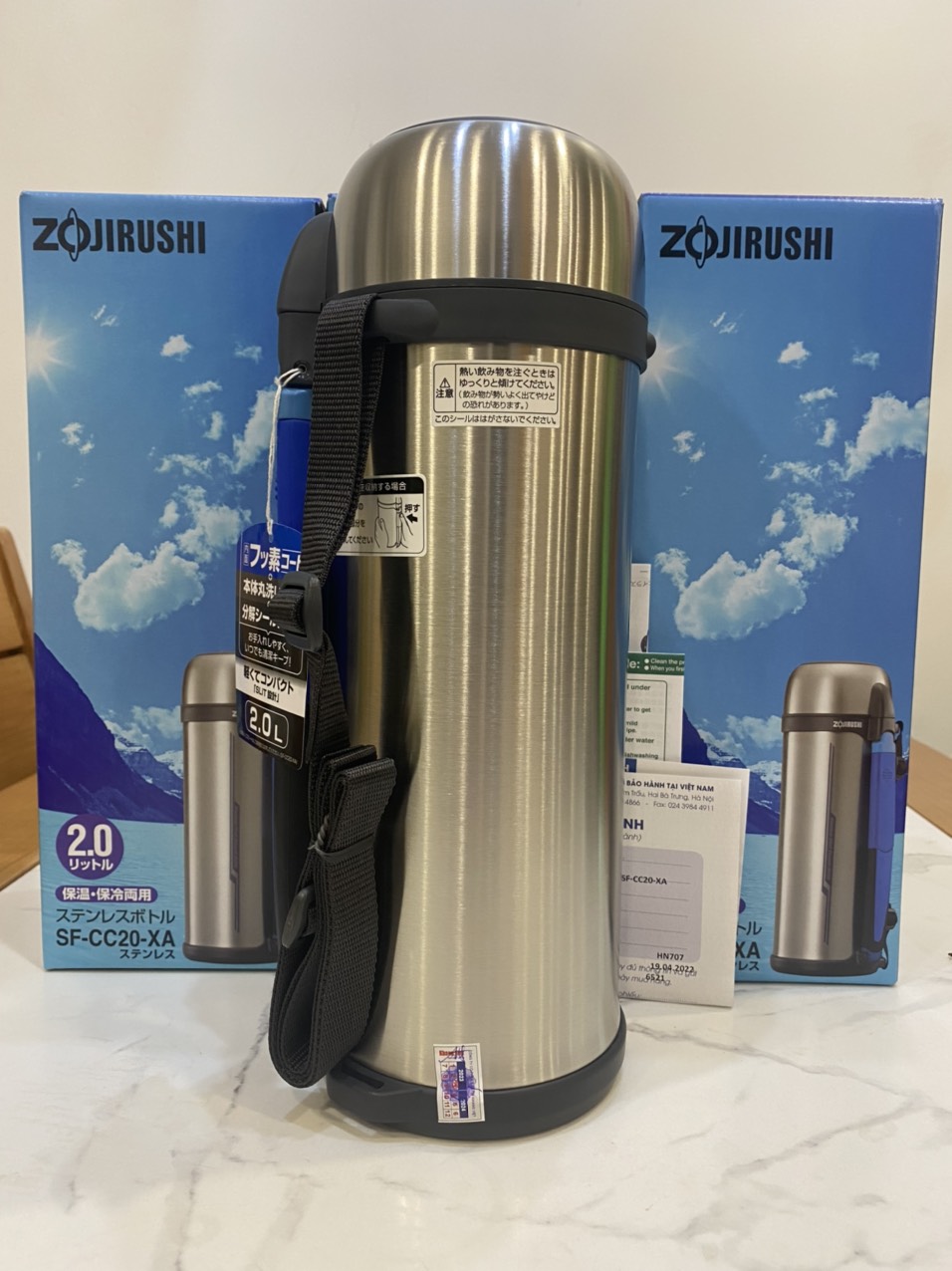 Zojirushi from Japan Thermos Stainless Bottle 2.0L Tough SF-CC20-XA