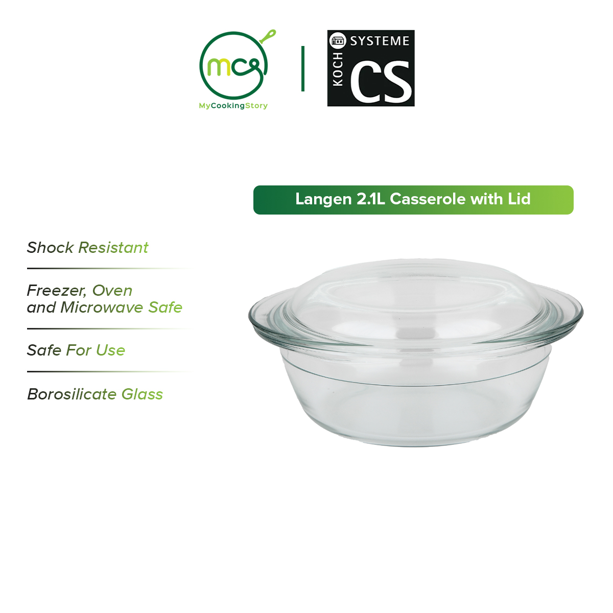 Gambar My Cooking Story   Carl Schmidt Sohn German CS Kochsysteme Langen+ 2.1L Casserole With Lid