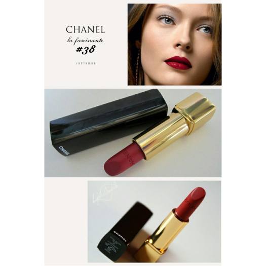 Son Chanel Rouge Allure Velvet 38 La Fascinante  Mỹ phẩm hàng hiệu cao  cấp USA UK  Ali Son Mac