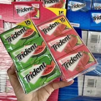 Kẹo singum Trident hộp 15 phong USA