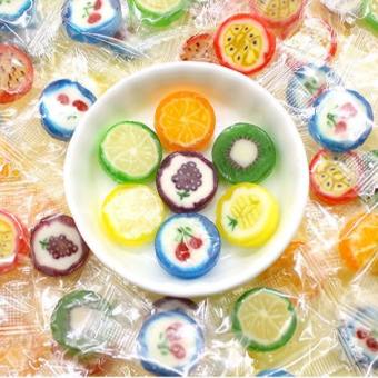 KẸO CỨNG TRÁI CÂY 3D MIX NHIỀU VỊ 100gr