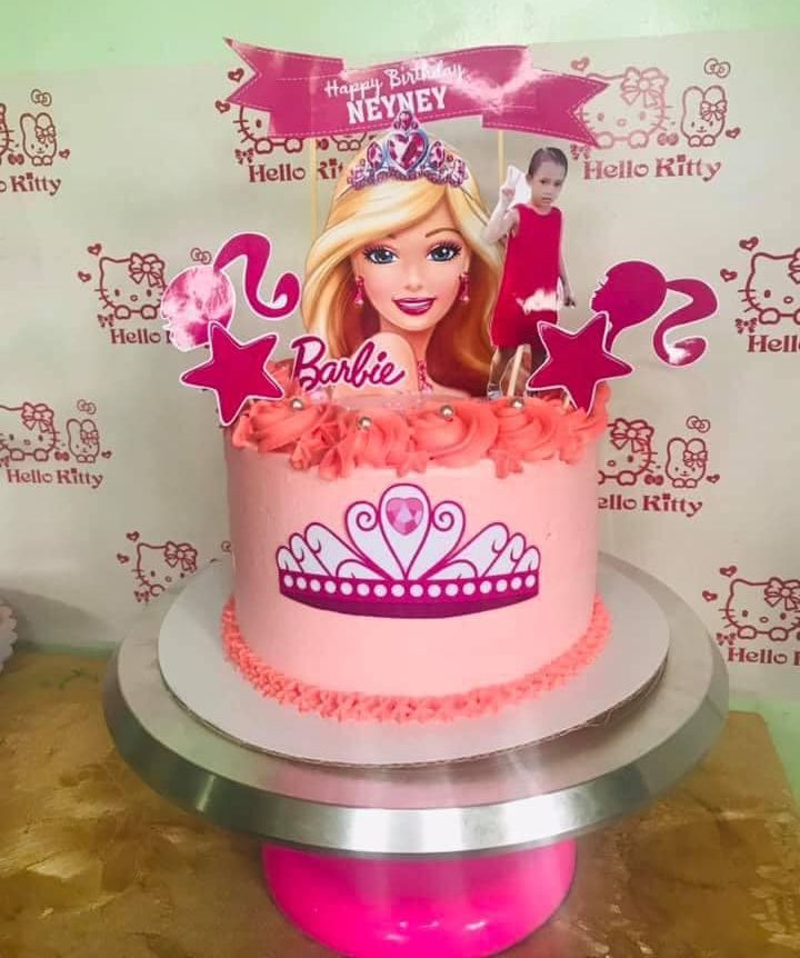Frozen Theme Barbie Cake - Bakersfun Online