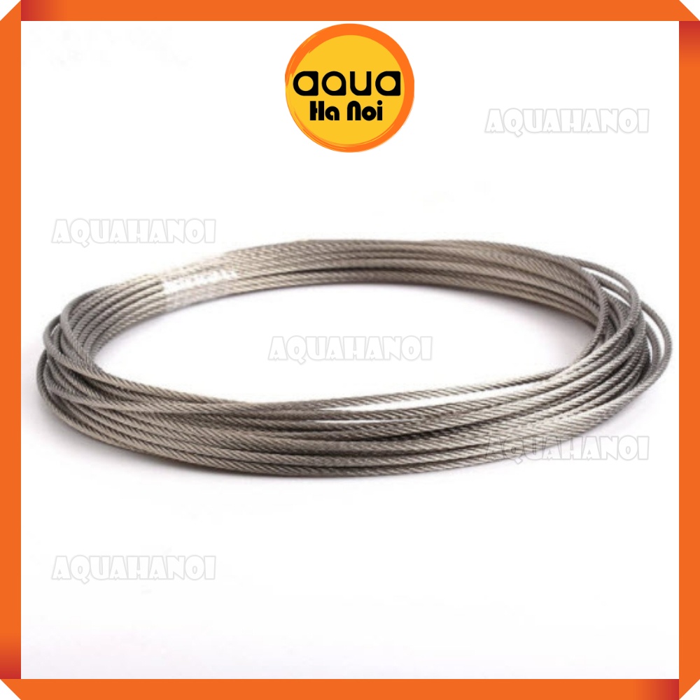 Dây cáp inox treo đèn hồ thủy sinh/ bể cá tép cảnh