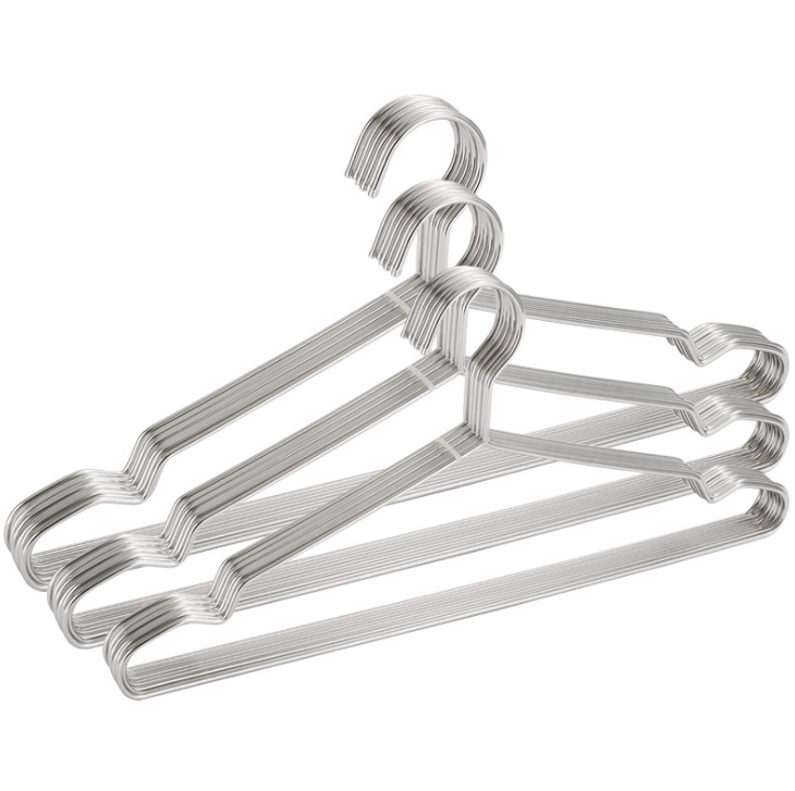 FSUTEG Coat Hangers, 40 Pack Wire Hangers Stainless Steel Metal