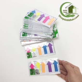 Giấy Note 5 Màu nhựa mũi tên - Giấy note ghi chú nhiều màu - mũi tên nhỏ