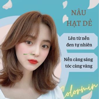 Thuốc Nhuộm Tóc Màu NÂU HẠT DẺ Tặng Găng Tay, Trợ Nhuộm | Colormin