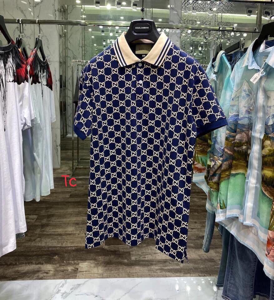 Áo phông polo nam tay ngắn có cổ chất thun lạnh mịn màng -áo phông nam guici in cực đẹp new