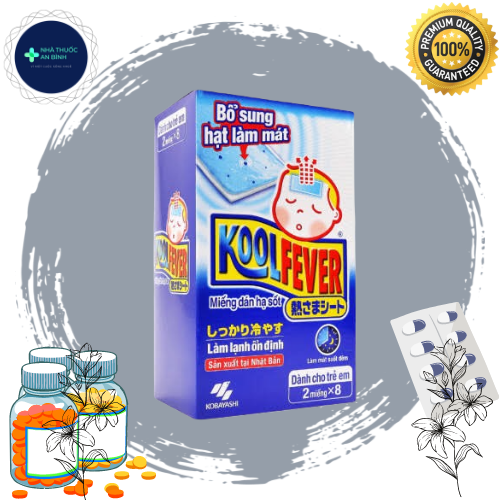 Dán hạ sốt trẻ em Kool Fever làm mát suốt đêm
