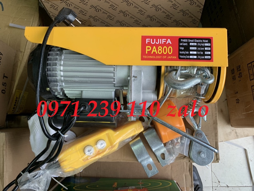 Tời treo chạy điện mini PA800 hàng dây đồng