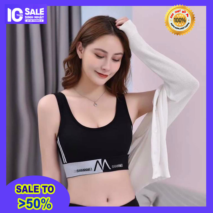 [Hàng cao cấp - giảm thêm 8%] Áo Tập Gym, Áo tập Yoga Ba Lỗ Cho Bạn Gái Năng Động, Cá Tính, Áo Bra Nữ Đẹp