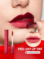 SHEGLAM Peel Talk Lip Tint-Tongue Twister Long-Lasting Waterproof Liquid Lipstick Peel Off Lip Stain High Pigment Tattoo Tint