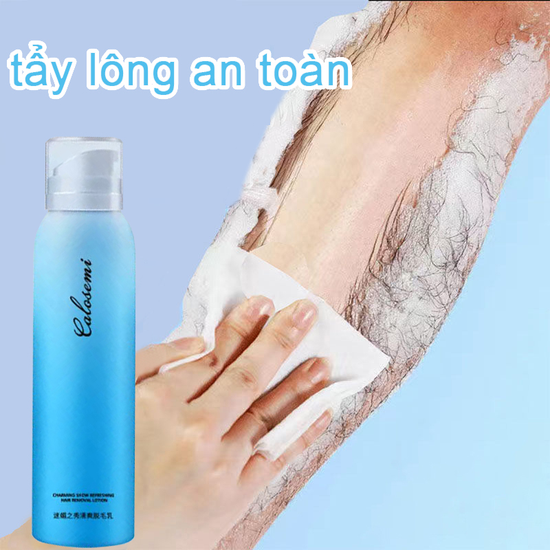 Xịt tẩy lông mới [150ml]Triệt lông vĩnh viễn Kìm hãm sự phát triển của lông Dụng cho các nơi của coe thể (vùng kín chân tay nách bụng ngực lưng...)