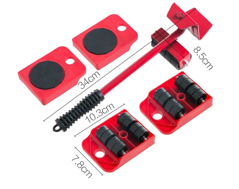 Bộ dụng cụ di chuyển đồ đa năng/ dụng cụ di chuyển nội thất qt-108/ dụng cụ hỗ trợ nâng đồ nặng/ bộ nâng đồ toolland qt108/ dụng cụ nâng đồ vật