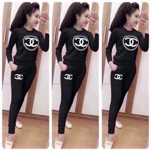 Đồ Bộ Áo Thun Nữ + Quần dài Thể Thao