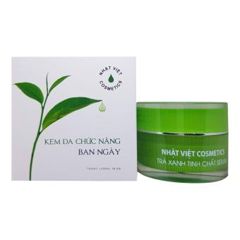 Trà xanh tinh chất Serum Nhật Việt  – Kem đa chức năng ban ngày 18g