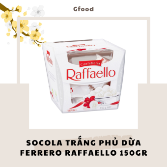 Ferrero Raffaello Socola Trắng Hạnh Nhân Phủ Dừa Hộp 150gr