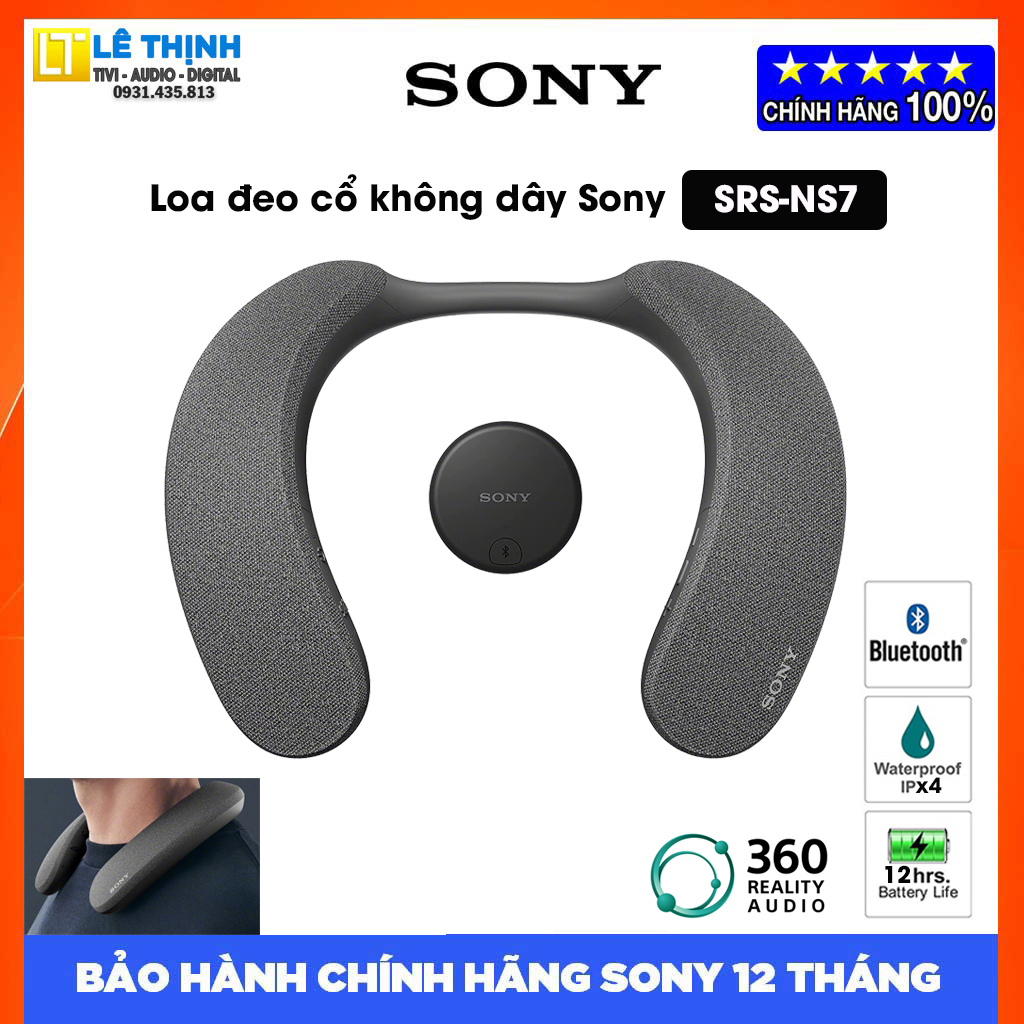 Loa Bluetooth đeo cổ Sony SRS-NS7 - Hàng chính hãng - Bảo hành chính hãng Sony 12 tháng toàn quốc