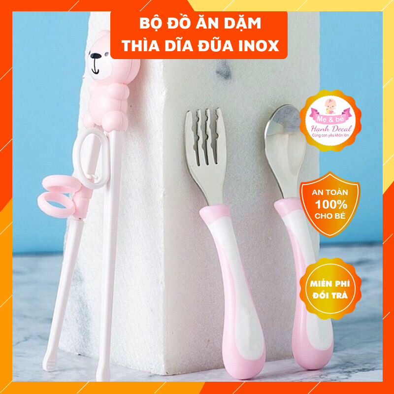 Sét đũa thìa dĩa inox Hàn Quốc