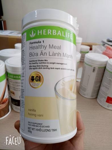 [KHUYẾN MÃI] ƯU ĐÃI TẶNG BÌNH LẮC CAO CẤP HERBALIFE từ 5 sp - F1 Bữa Ăn Lành Mạnh Herbalife - Hương Vị Vani - Hỗn Hợp Dinh Dưỡng Toàn Diện Công Thức 1 - Formula 1 Healthy Meal - Bua An Lanh Manh Herbalife - Tăng Cân - Giảm Cân