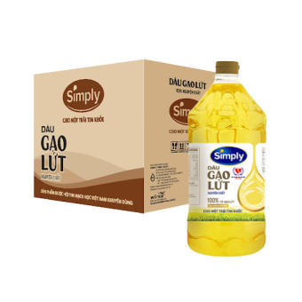 Dầu gạo lứt Can 2 Lít Simply