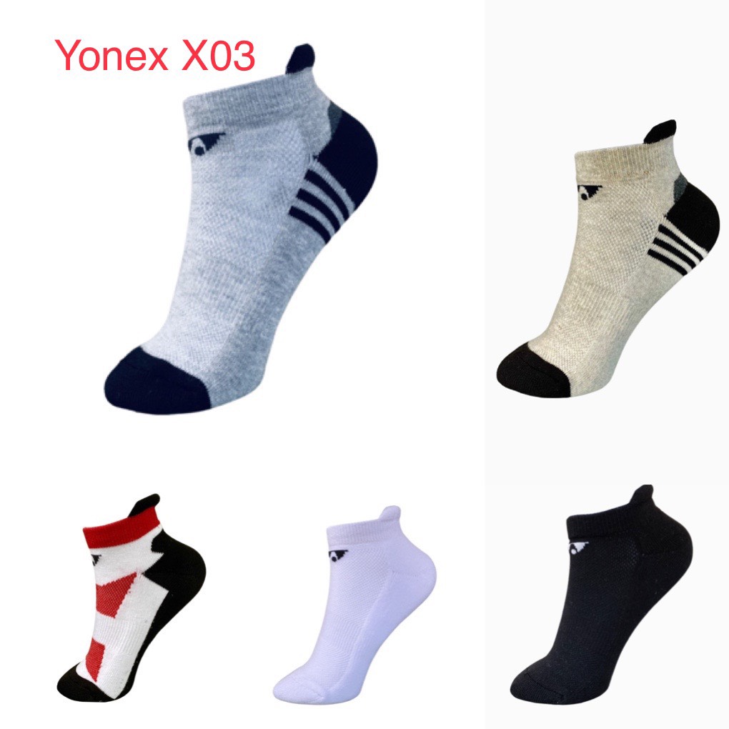 Tất yonex xù cổ ngắn - tất thể thao - tất xù cổ ngắn x03