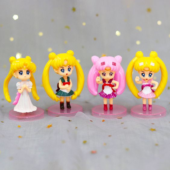 SET 4 CÔNG CHÚA MẶT TRĂNG 7CM