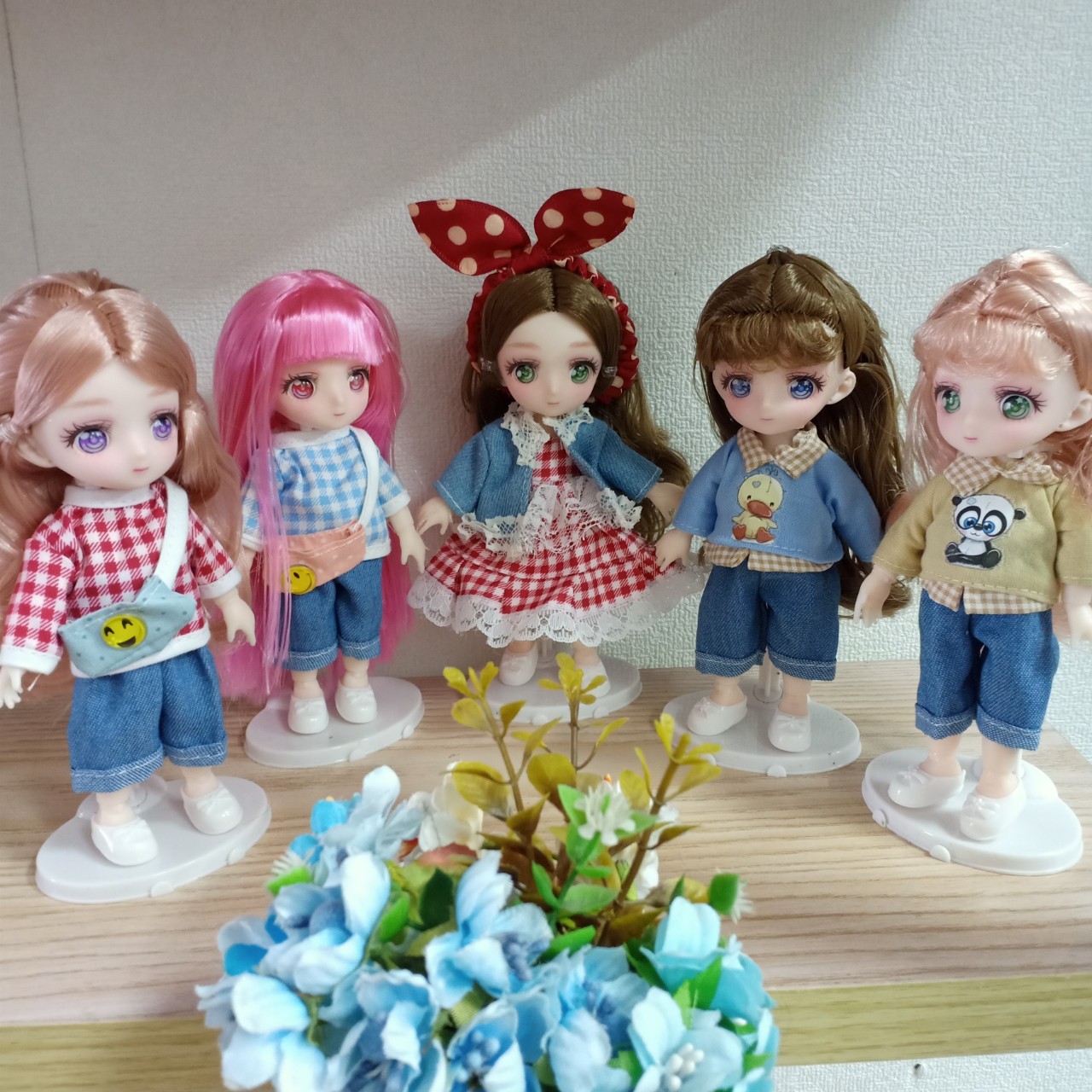 Búp bê Anime truyện tranh phiên bản mini cho búp bê 16cm
