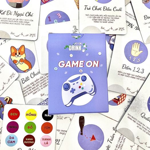 ♀ Bộ bài Drinking game Uống đê phiên bản Trò Chơi - Bài noc out cho các cặp đôi đội nhóm giải trí cho bữa tiệc