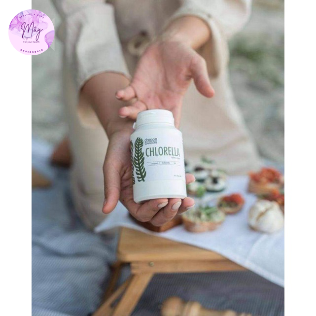 Viên Tảo lục Chlorella hữu cơ Dragon Superfoods dạng viên 200v