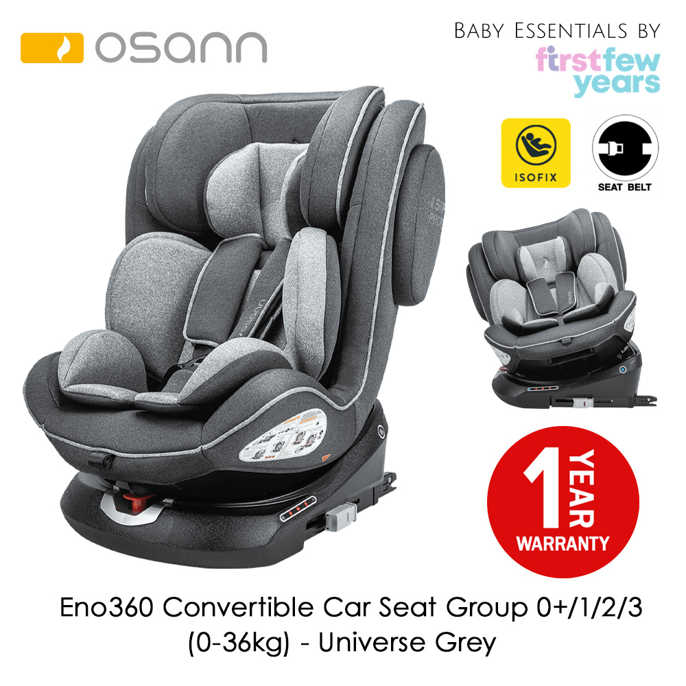 Venture Fusion 360 Spin ISOFIX Convertible Car Seat Group /1/2/3