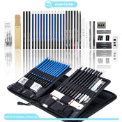 Hightune Sketch Pencil Set - Various Sizes - Charcoal Included