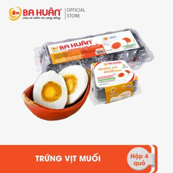 Trứng Vịt Muối Ba Huân Hộp 4 quả