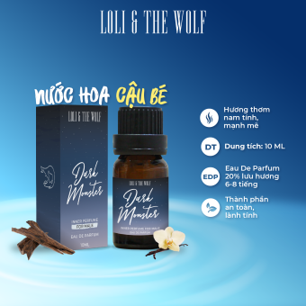 Nước hoa vùng kín nam Dark Monster Eau De Parfum chai chấm 10ml - LOLI & THE WOLF