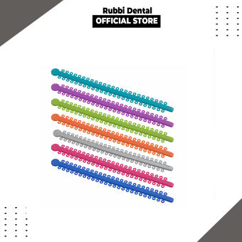 Chun đơn chỉnh nha, niềng răng, chun tại chỗ chỉnh nha chọn màu ngẫu nhiên