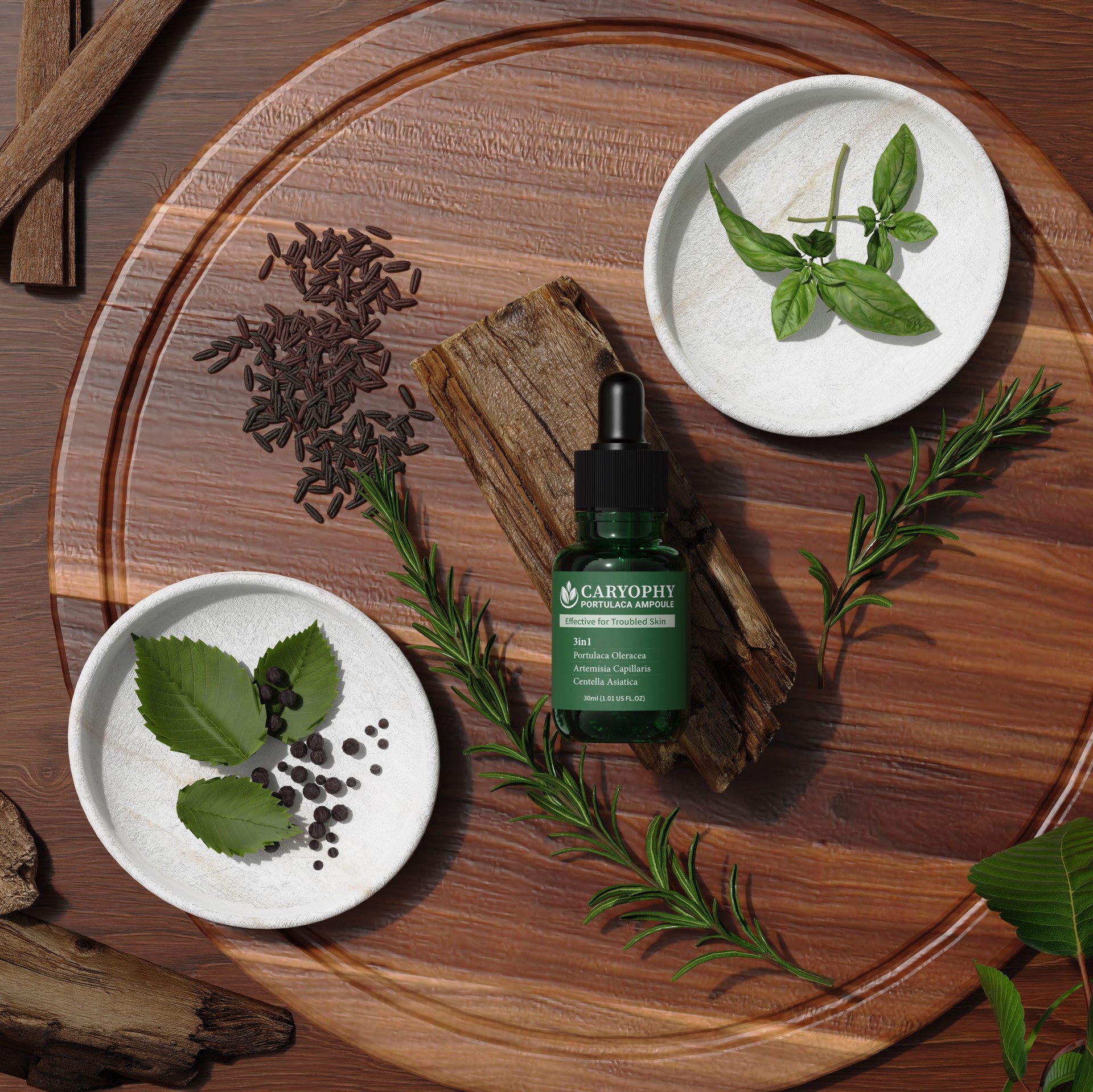 Tinh Chất Rau Má Ngừa Mụn Caryophy Portulaca Ampoule 10ml