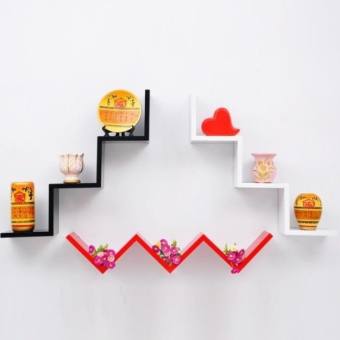 Kệ treo tường chữ v gỗ lõi xanh chống ẩm thái lan