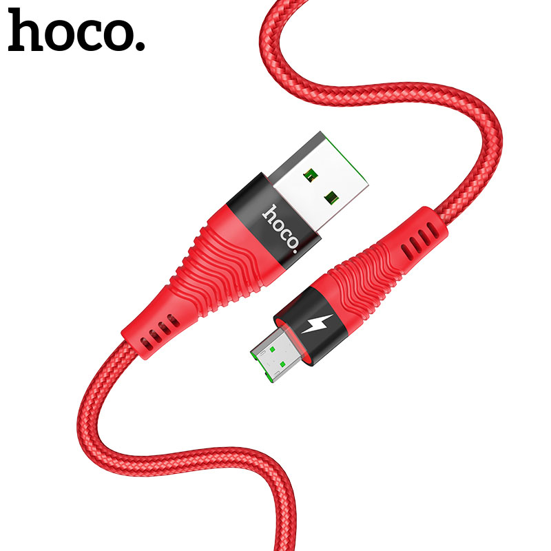 Hoco cáp sạc nhanh u53 4a chính hãng 100% cho micro usb 5pin micro usb cho điện thoại di động huawei oppo android